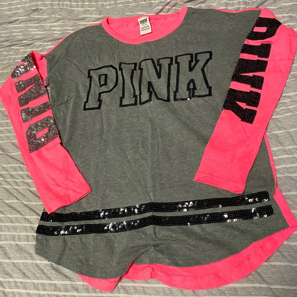 Victoria’s Secret pink shirt